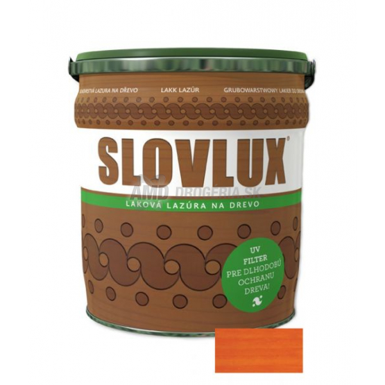 SLOVLUX LAKOVÁ LAZÚRA 0061 ČERVENÝ SMREK 2.5L