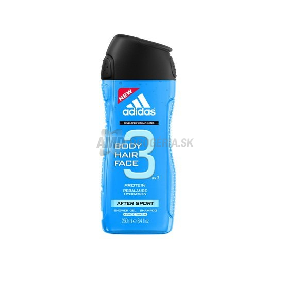 ADIDAS 3 ACTION AFTER SPORT SPRCHOVÝ GÉL 400 ML