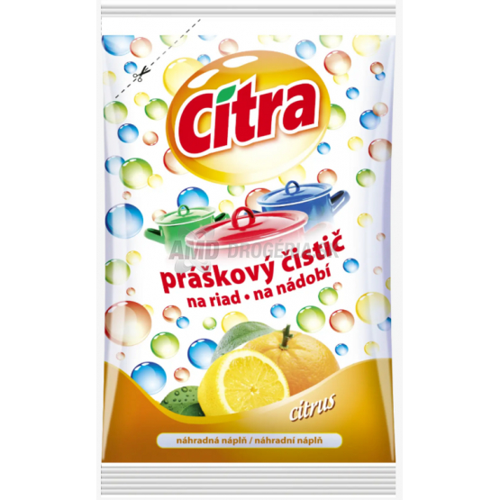 CITRA PRÁŠKOVÝ ČISTIČ NA RIAD NÁHRADNÉ NÁPLŇ 400 G