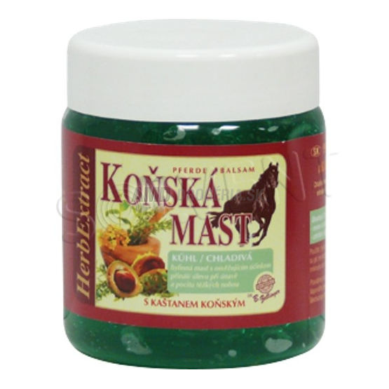 Pferde Balsam Konská masť chladivá s kaštanom konským, 500 ml
