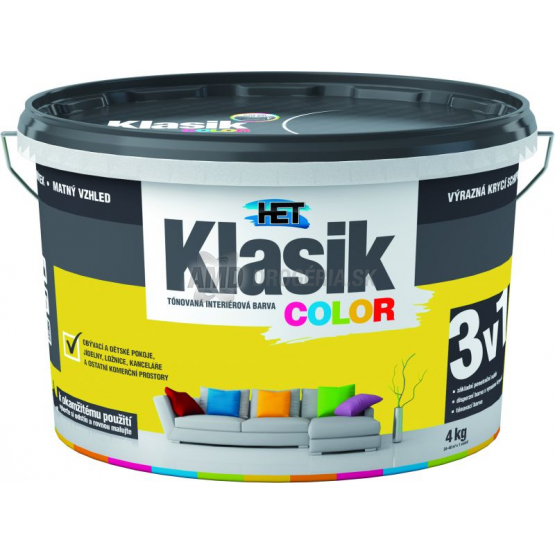 KLASIK COLOR ŽLTÝ SÝTY 4KG 0618