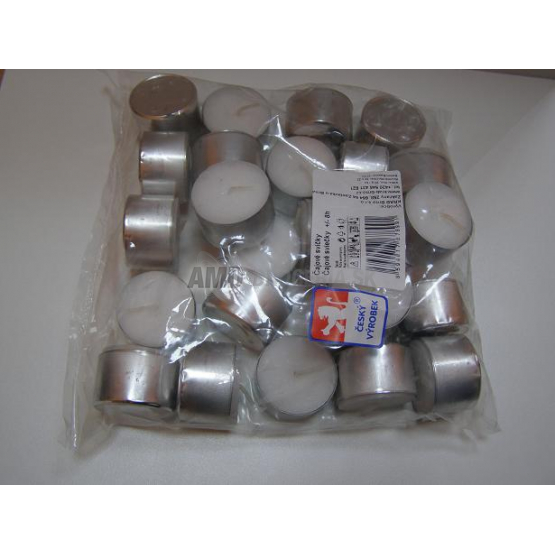 ČAJOVÉ SVIEČKY 8 HODINOVÉ 25 KS