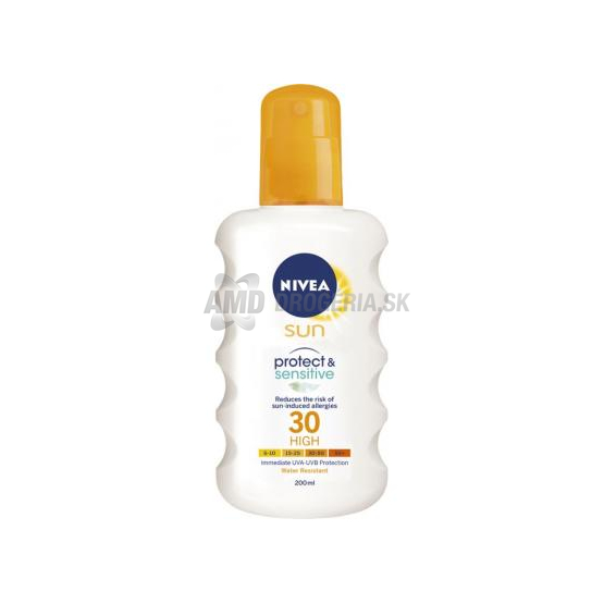 NIVEA SUN NA OPAĽOVANIE SPREJ SENSITIVE OF30 200 ML