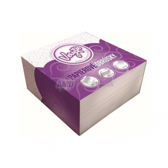 VERYTIS PAPIEROVÉ SERVÍTKY BIELE 33x33 135 G