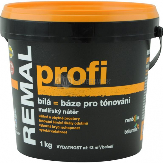 Remal Profi biela maliarska farba, 3 kg