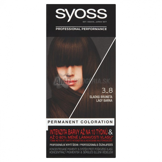 SYOSS COLOR PROFESIONAL 3-8 SLADKÁ BRUNETA