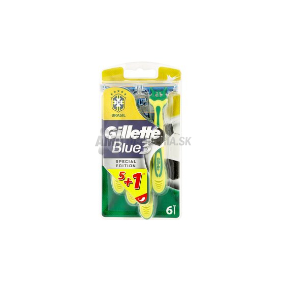 GILLETTE BLUE3 BRASIL 5+1KS - 6 KS