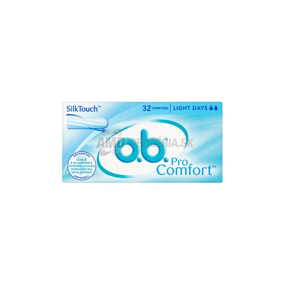 O.B.TAMPÓNY LIGHT DAYS PRO COMFORT 32KS+PUZDRO