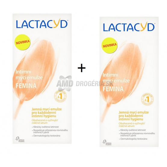 LACTACYD FEMINA 400 ML+400ml GRÁTIS