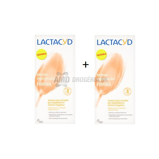 LACTACYD FEMINA 200 ML+200ML GRÁTIS