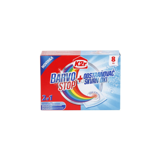 K2R BRAVOSTOP + ODSTRAŇOVAČ 2 V 1 FAREBNÉ 8KS