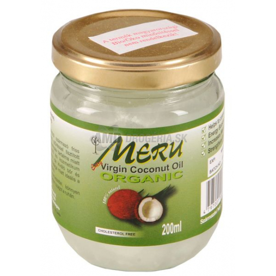 MERU EXTRA VIRGIN KOKOSOVÝ OLEJ 200ML