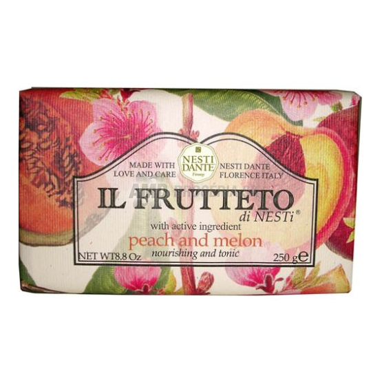Nesti Dante Il Frutteto tuhé mydlo Peach and Melon, 250 g