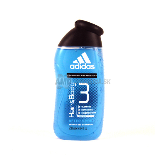 ADIDAS 3 ACTION AFTER ŠPORT SPRCHOVÝ GÉL 400 ML