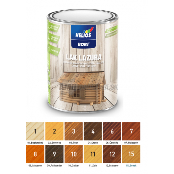 HELIOS BORI LAKOVÁ LAZÚRA ORECH 4 2.5 L