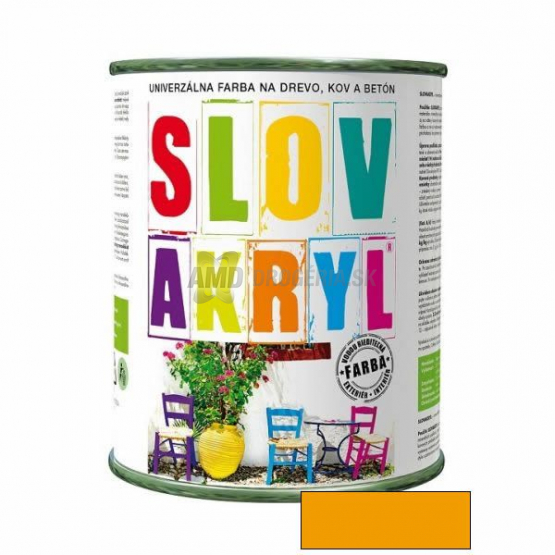 SLOVAKRYL 0625 TMAVOŽLTÝ 0,75KG