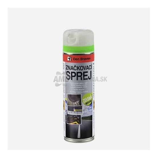 Den Braven Značkovací sprej zelený, 500 ml
