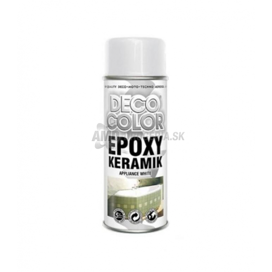 Deco Color Epoxy Keramik sprej na smalt, biely, 400 ml