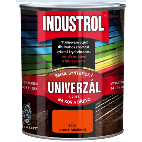 INDUSTROL 7551 ORANŽOVÁ NAVESTNÁ 0,6L