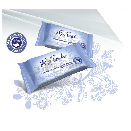 VLHČENÉ UTIERKY REFRESH 15KS