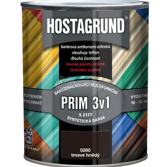 HOSTAGRUND PRIM 3v1 HNEDO TMAVÁ 0280 0,6L