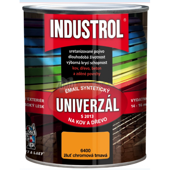 INDUSTROL 6400 ŽLUŤ CHOROMOVÁ TMAVÁ 0,6L