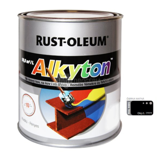 ALKYTON RAL9005 ČIERNY MATNÝ 750ML+ 250ML 