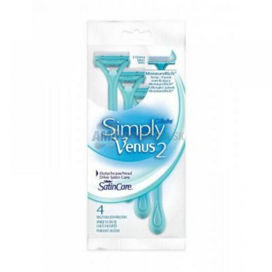 GILLETTE SIMPLY VENUS2 4 KS