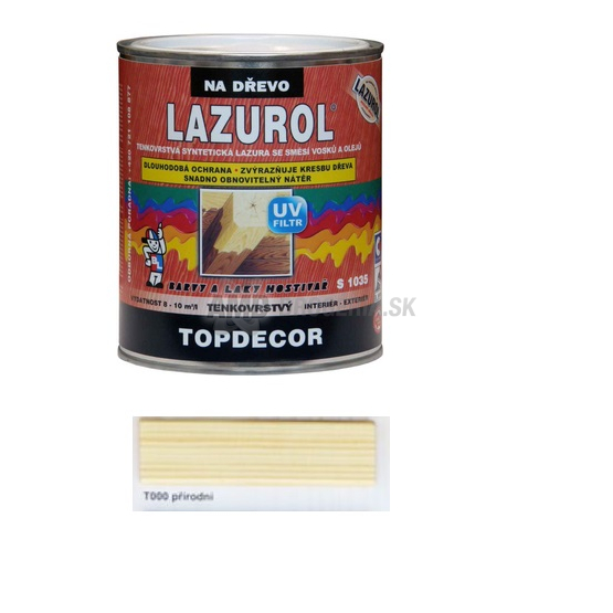 LAZUROL TOPDECOR PRÍRODNÝ 4,5L T000