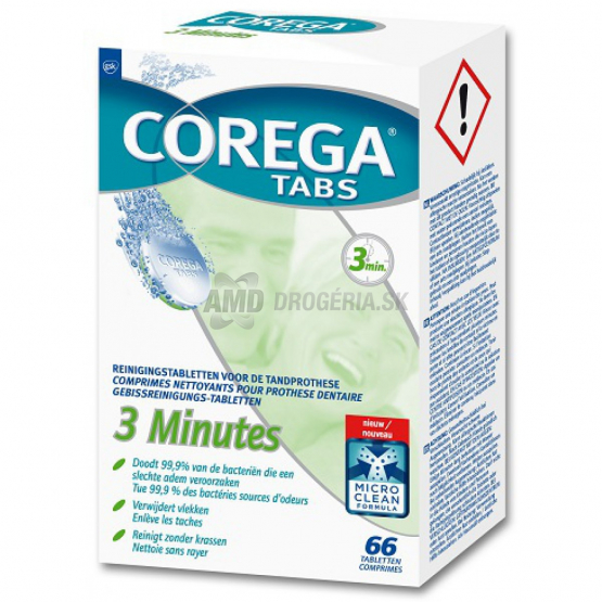 COREGA TABLETY ANTIBAKTERIÁLNE 66KS