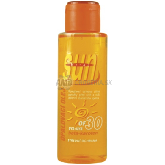 SUN OPAĽOVACÍ OLEJ 100ML OF30 S BETA KAROTÉNOM