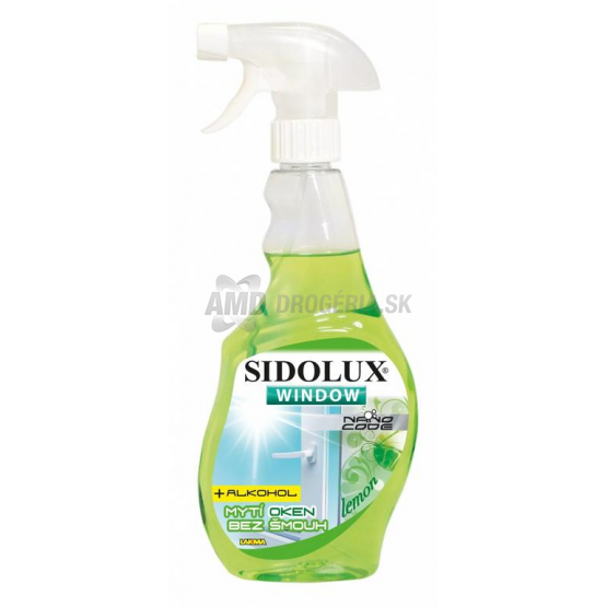 SIDOLUX NA OKNÁ LEMON ROZPRAŠOVAČ 750 ML