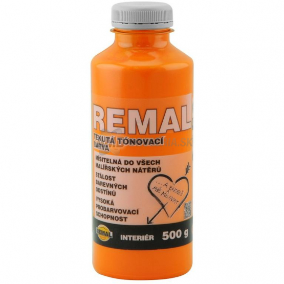 Remal tekutá tónovacia farba pomaranč, 500 g