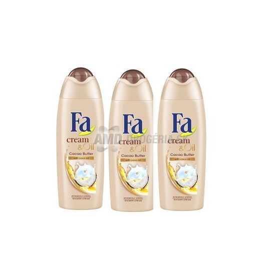 Fa3x250 ml Cream Oil Cacao Butter Coco Oil sprchový gél