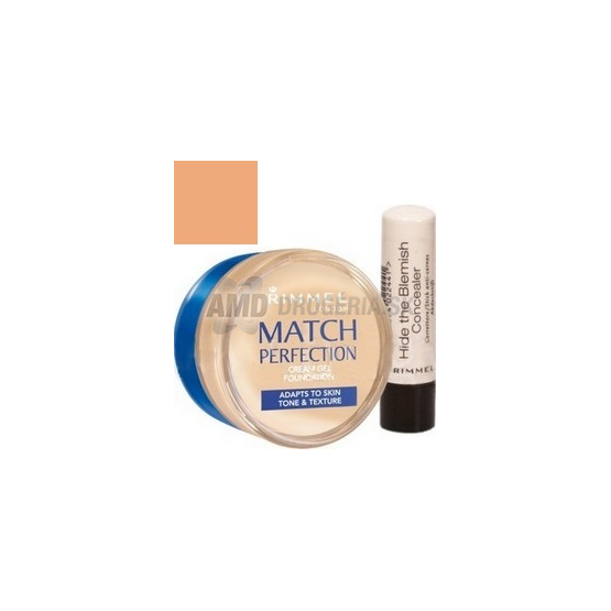 RIMEL MATCH PERFECTION MAKE-UP 201 CLASSIC BEIGE 18 ML + KOREKTOR 4,5 G