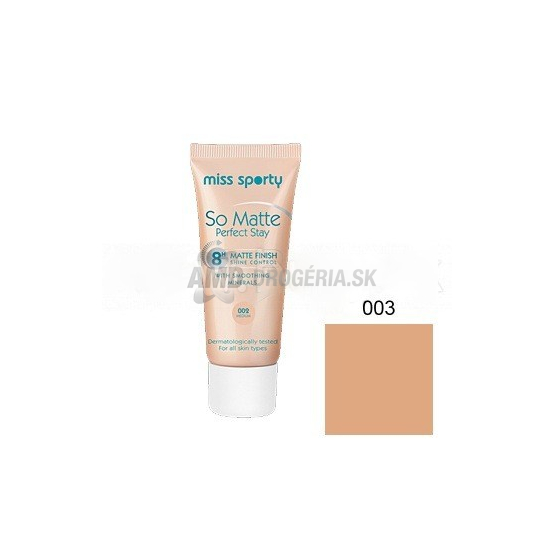 MISS SPORTY MAKE-UP SO MATTE 03 LIGHT 30 ML