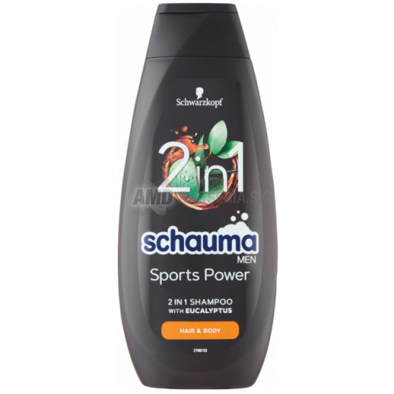 SCHAUMA ŠAMPÓN MEN 4 2V1 HAIR BODY 400 ML