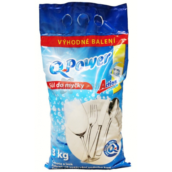 Q POWER SOĽ DO UMÝVAČKY 3KG