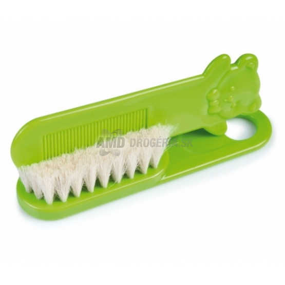 CANPOL BABIES KEFKA +HREBEŇ PRÍRODNÝ VLAS 1 KS