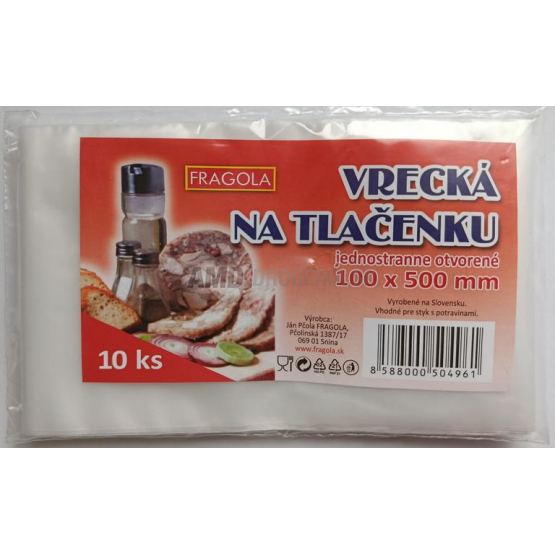 VRECKÁ NA TLAČENKU 100x500 MM 10 KS