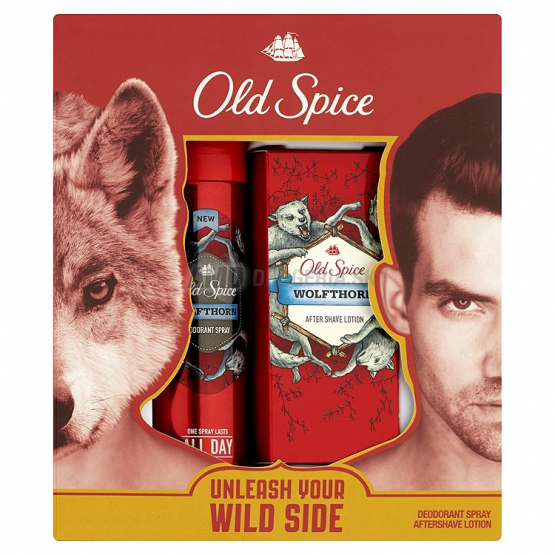 DARČEKOVÁ PÁNSKA KAZETA OLD SPICE WOLFTHORN DEODORANT + SPRCHOVÝ GÉL 16