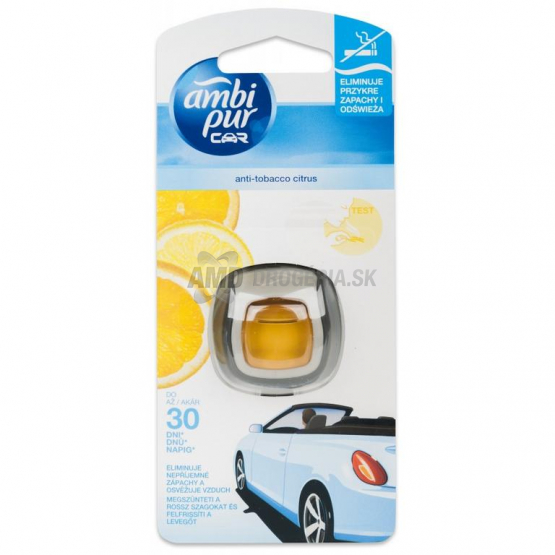 AMBI PUR AUTO STROJČEK ANTI-TOBACCO CITRUS 2 ML