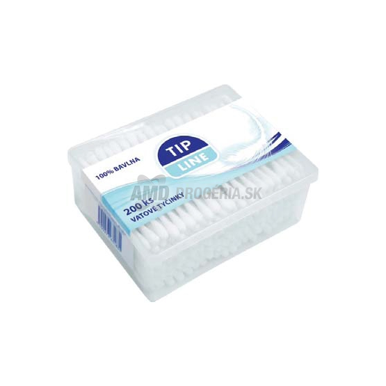 TIP LINE VATOVÉ TYČINKY 200KS KRABIČKA