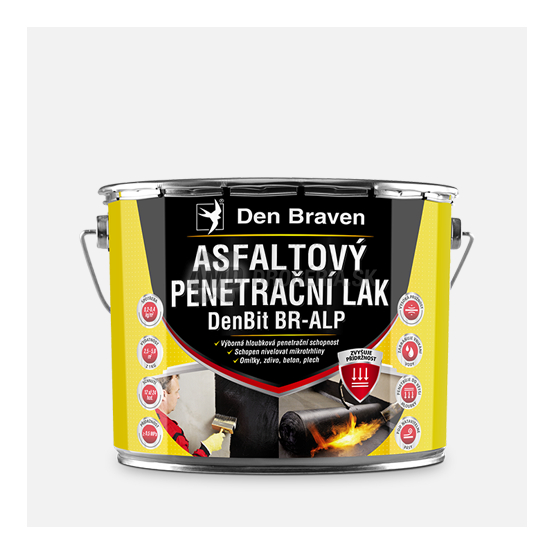 DEN BRAVEN PENETRAČNÝ ASFALTOVÝ LAK 4,5KG