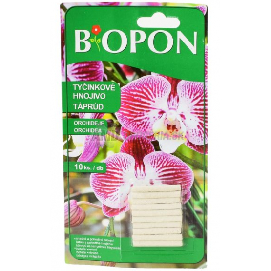 BIOPON HNOJACE TYČINKY ORCHIDEA 10 KS