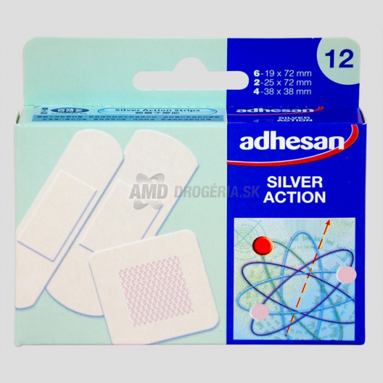 NÁPLASŤ S OBSAHOM STRIEBRA ADHESAN 12 KS