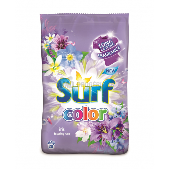SURF IRIS & SPRING ROSE PRACÍ PRÁŠOK COLOR 1,4 kg 20 PD