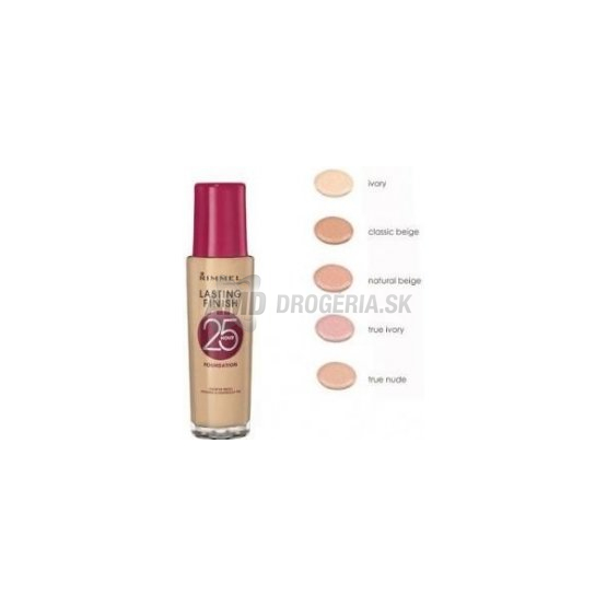 RIMMEL LASTING FINISH 25 HODÍN MAKE-UP 200 SOFT BEIGE 30 ML