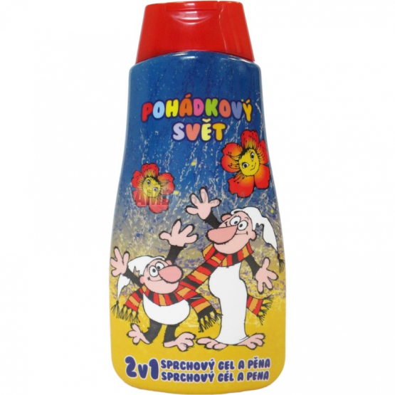 ROZPRÁVKOVÝ SVET SPRCHOVÝ GÉL + PENA 2V1 500ML KREMIENOK A CHOCHOLÚŠIK