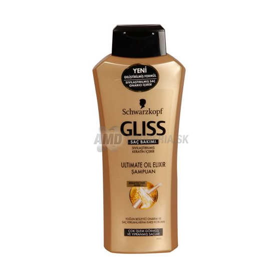 GLISS KUR ŠAMPÓN ULTIMATE OIL ELIXIR 650 ML